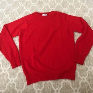 VINTAGE the scotch house red sweater size s